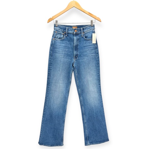 NWT MOTHER Bookie Sneak High-Rise Bootleg Jeans Anthropologie $258 - Size 26 - Picture 8 of 15